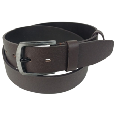 Ремень мужской широкий Skipper темно-коричневый 4.5 см, для джинс, на металлической пряжке