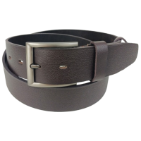 Ремень мужской Skipper 4.5 см темно-коричневый, широкий, для джинсов и брюк