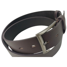 Ремень мужской Skipper 4.5 см темно-коричневый, широкий, для джинсов и брюк