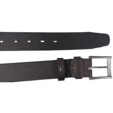 Ремень мужской Skipper 4.5 см темно-коричневый, широкий, для джинсов и брюк