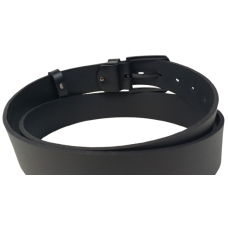 Ремень мужской джинсовый широкий Skipper 4.5 см, черный, под джинсы, с матовой пряжкой