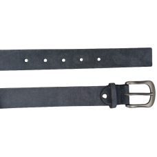 Ремень женский Tod's из нубука, графитовый, 3.5 см, Италия, с матовой пряжкой