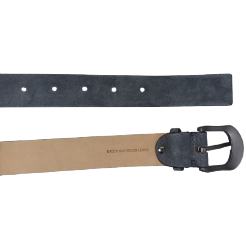 Ремень женский Tod's из нубука, графитовый, 3.5 см, Италия, с матовой пряжкой