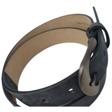 Ремень женский Tod's из нубука, графитовый, 3.5 см, Италия, с матовой пряжкой