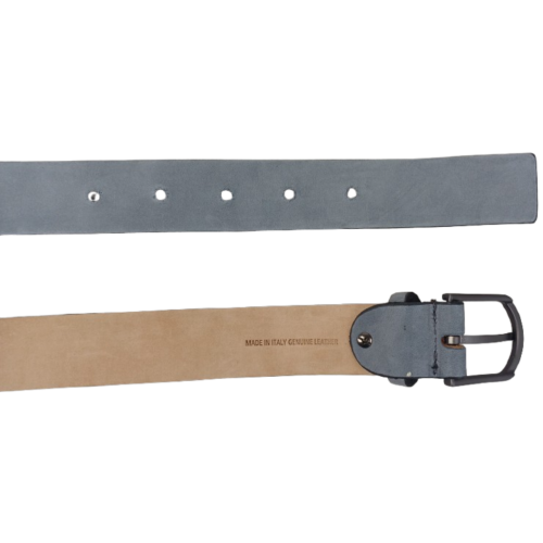 Ремень женский Tod's из нубука, светло-серый, 3.5 см, Италия, с матовой пряжкой