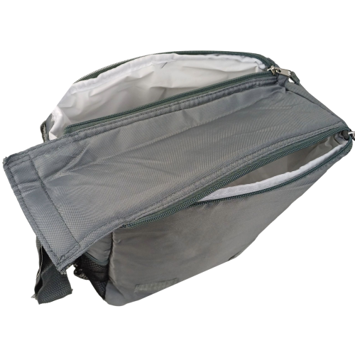 Термосумка Live in style 8L, серая, холодильник через плечо, Small Cool Bag