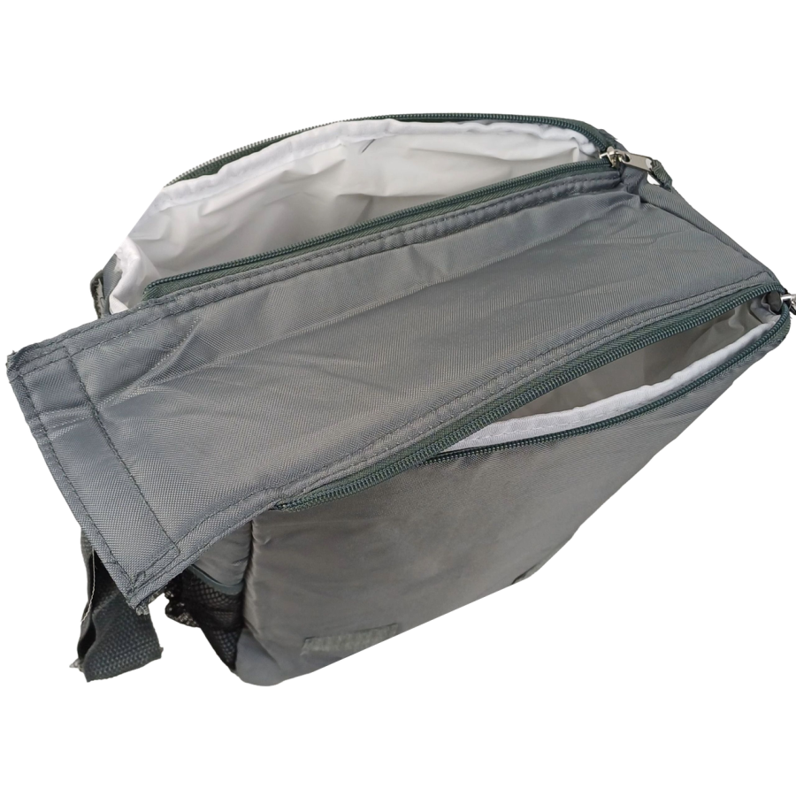 Термосумка Live in style 8L, серая, холодильник через плечо, Small Cool Bag