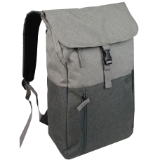 Рюкзак городской Live in style 18L, серый, с клапаном на фастексе, для документов А4