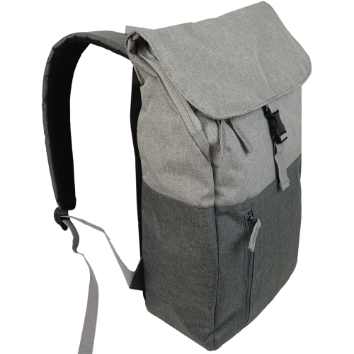 Рюкзак городской Live in style 18L, серый, с клапаном на фастексе, для документов А4