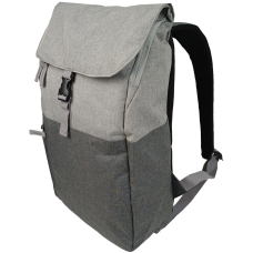 Рюкзак городской Live in style 18L, серый, с клапаном на фастексе, для документов А4