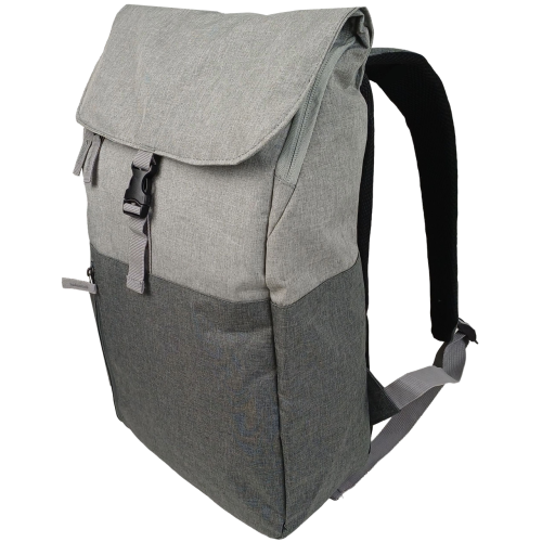 Рюкзак городской Live in style 18L, серый, с клапаном на фастексе, для документов А4