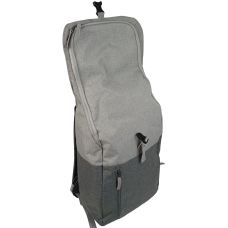 Рюкзак городской Live in style 18L, серый, с клапаном на фастексе, для документов А4