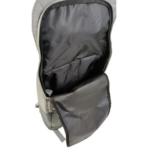 Рюкзак городской Live in style 18L, серый, с клапаном на фастексе, для документов А4