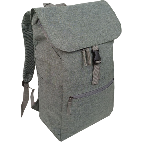 Рюкзак городской легкий Live in style 18L, серый, с вертикальной загрузкой, для документов