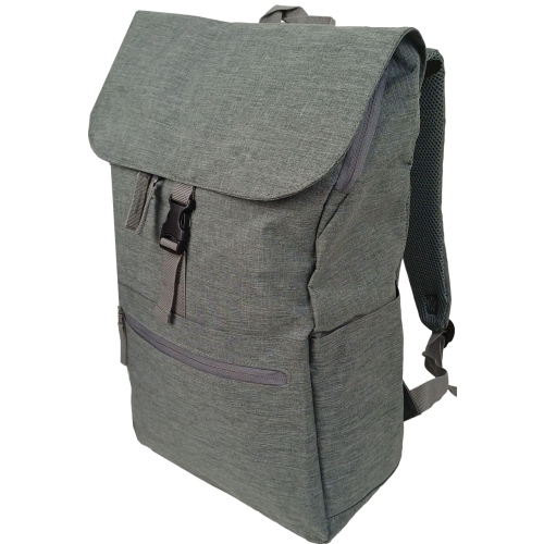 Рюкзак городской легкий Live in style 18L, серый, с вертикальной загрузкой, для документов