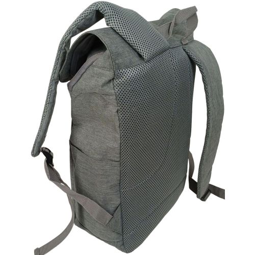 Рюкзак городской легкий Live in style 18L, серый, с вертикальной загрузкой, для документов