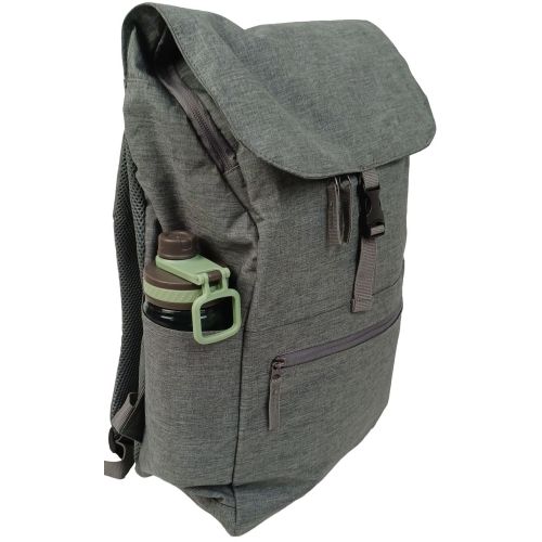 Рюкзак городской легкий Live in style 18L, серый, с вертикальной загрузкой, для документов