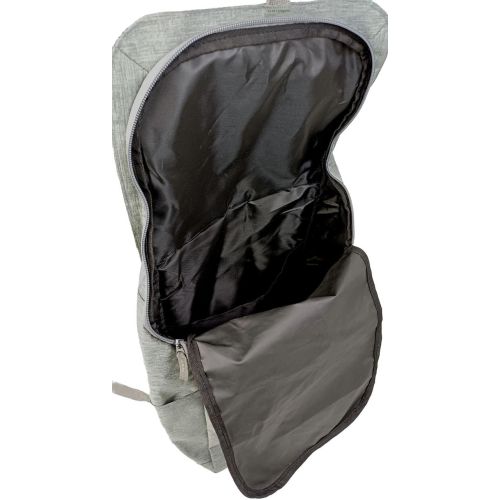 Рюкзак городской легкий Live in style 18L, серый, с вертикальной загрузкой, для документов