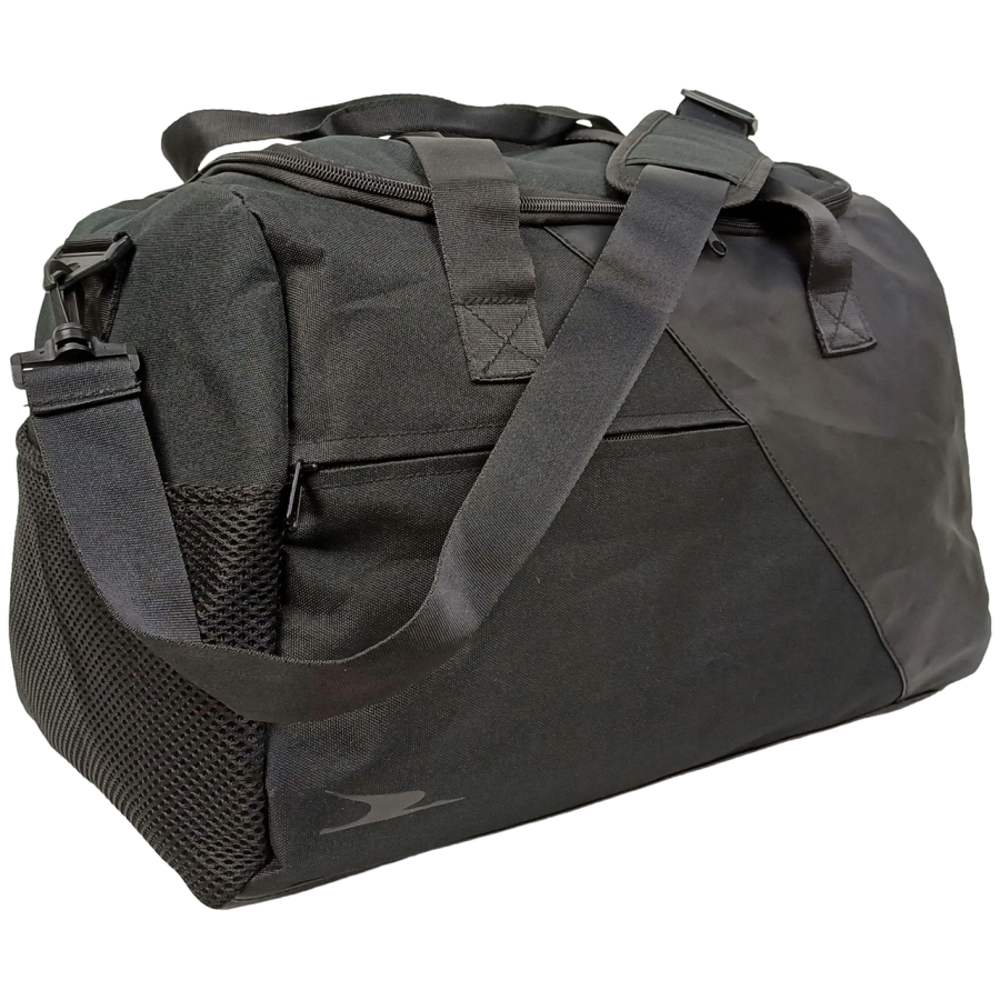Сумка спортивная Live in style 30L, черная, для тренировок, с прорезиненным дном