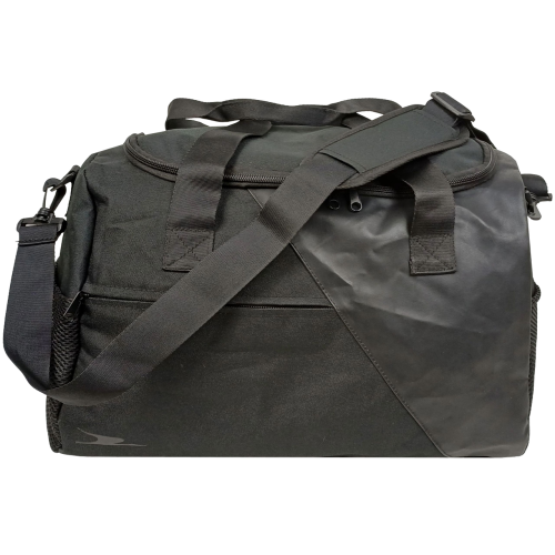Сумка спортивная Live in style 30L, черная, для тренировок, с прорезиненным дном