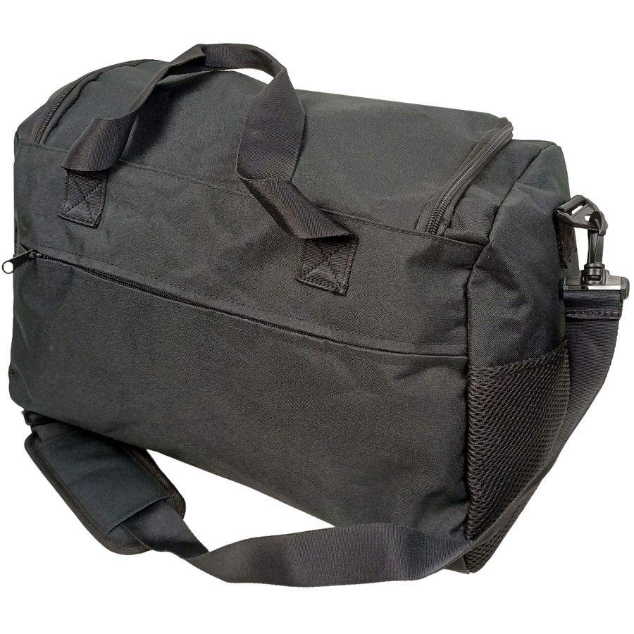 Сумка спортивная Live in style 30L, черная, для тренировок, с прорезиненным дном