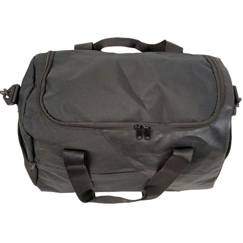 Сумка спортивная Live in style 30L, черная, для тренировок, с прорезиненным дном