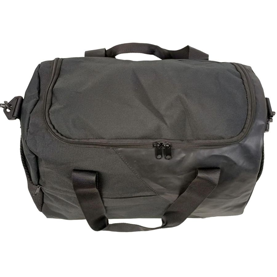 Сумка спортивная Live in style 30L, черная, для тренировок, с прорезиненным дном