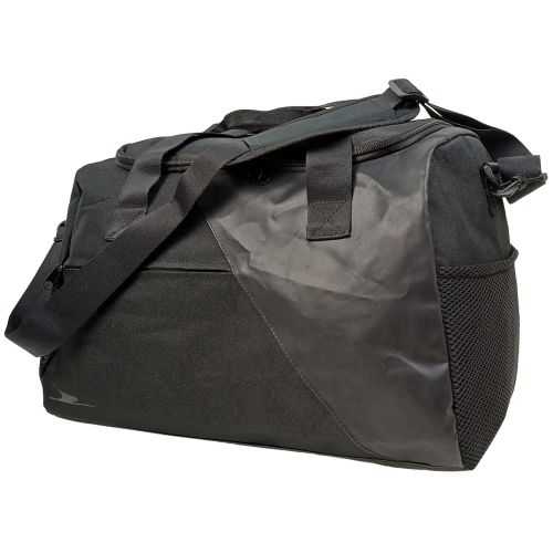 Сумка спортивная Live in style 30L, черная, для тренировок, с прорезиненным дном