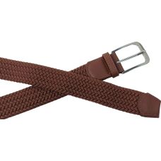 Ремень женский эластичный UP2 Fashion, коричневый, резинка, 3.5 см