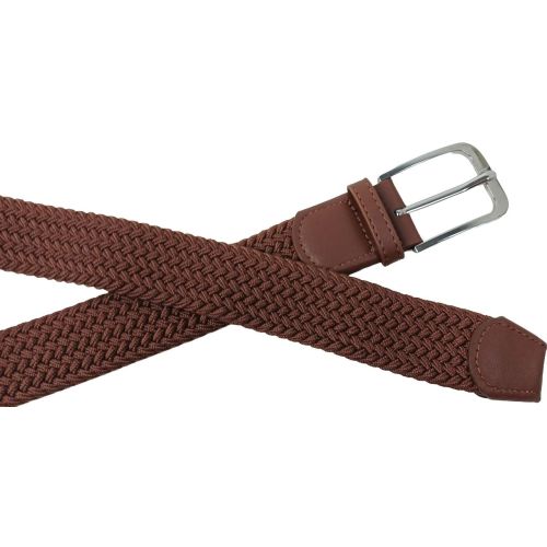 Ремень женский эластичный UP2 Fashion, коричневый, резинка, 3.5 см