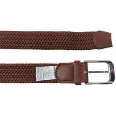 Ремень женский эластичный UP2 Fashion, коричневый, резинка, 3.5 см