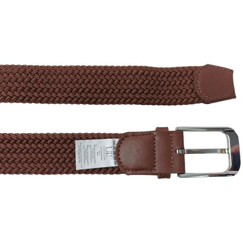 Ремень женский эластичный UP2 Fashion, коричневый, резинка, 3.5 см
