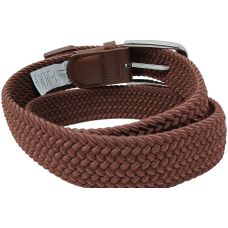 Ремень женский эластичный UP2 Fashion, коричневый, резинка, 3.5 см