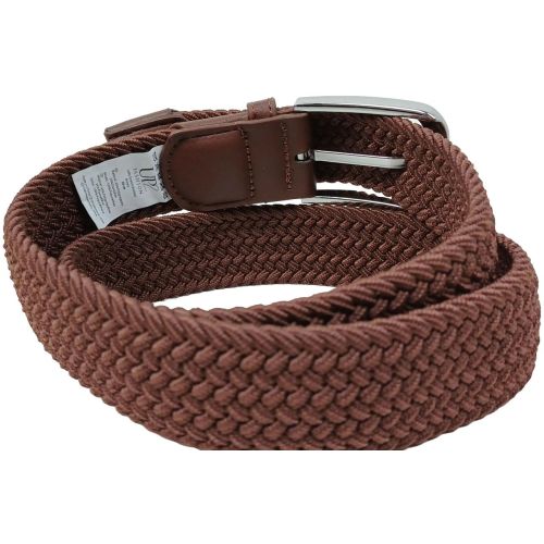 Ремень женский эластичный UP2 Fashion, коричневый, резинка, 3.5 см