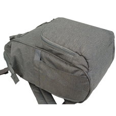 Рюкзак для мам Live in style 19 л, серый, с креплением на коляску, без коврика