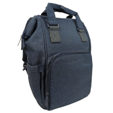 Рюкзак для мам Live in style 19 л, синий, с ковриком и креплением на коляску