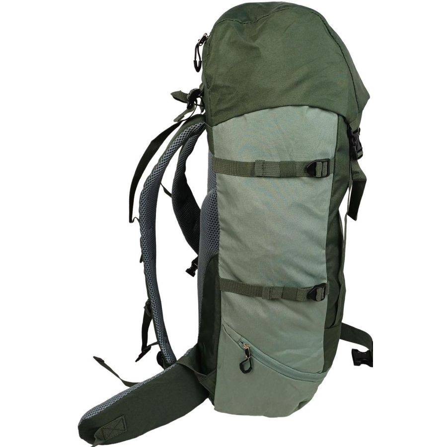 Рюкзак туристический Adventuridge 45 л, хаки, легкий, с дождевиком и поясным ремнем