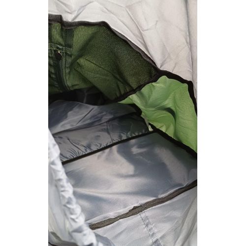 Рюкзак туристический Adventuridge 45 л, хаки, легкий, с дождевиком и поясным ремнем