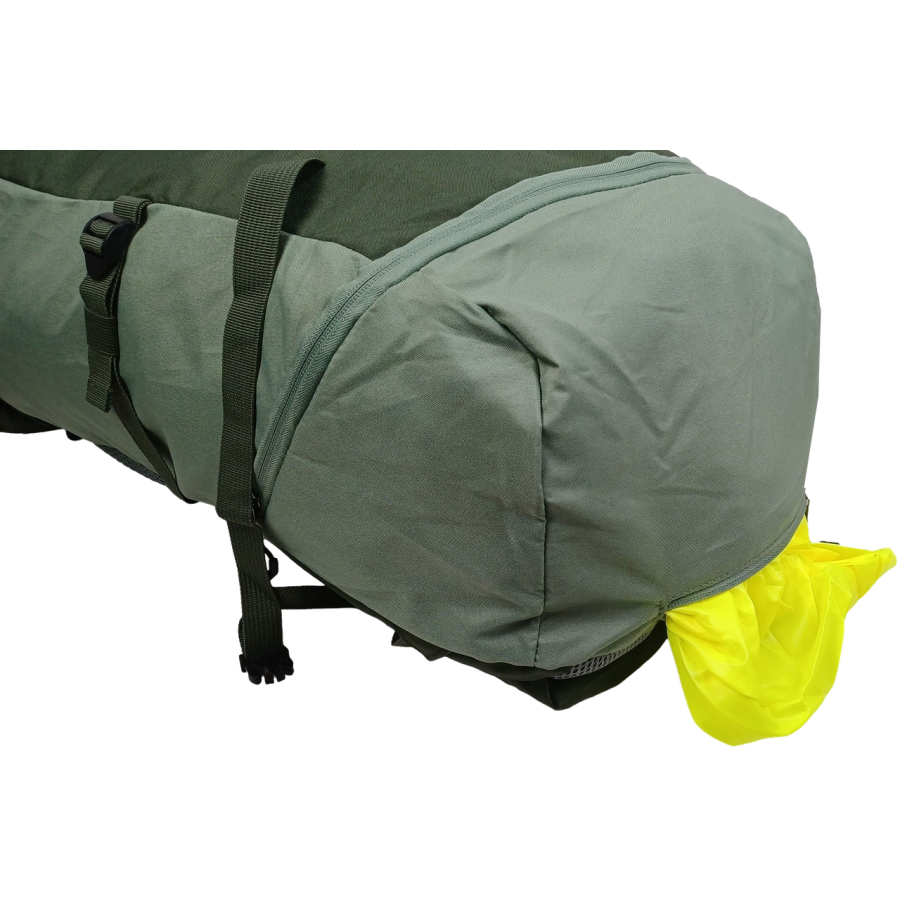 Рюкзак туристический Adventuridge 45 л, хаки, легкий, с дождевиком и поясным ремнем
