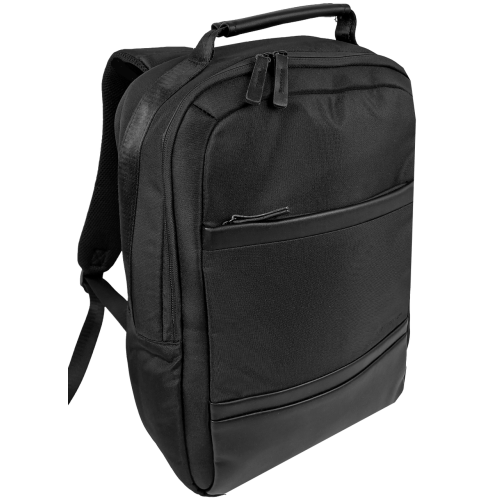 Рюкзак деловой Live in style 15 л, черный, для ноутбука 15, с креплением на чемодан