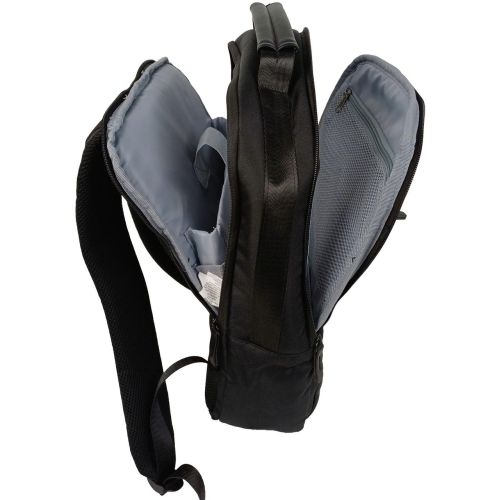 Рюкзак деловой Live in style 15 л, черный, для ноутбука 15, с креплением на чемодан