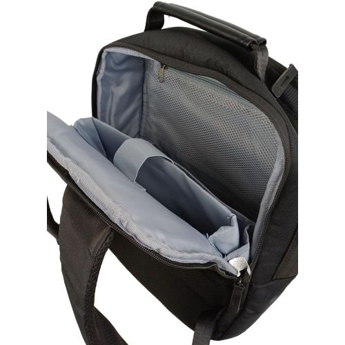 Рюкзак деловой Live in style 15 л, черный, для ноутбука 15, с креплением на чемодан