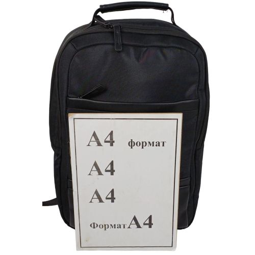 Рюкзак деловой Live in style 15 л, черный, для ноутбука 15, с креплением на чемодан