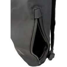 Сумка на багажник Bikemate 2в1, велорюкзак с дождевиком 22 л, черная, до 8 кг