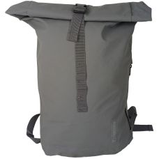 Сумка на багажник Bikemate 2в1, велорюкзак с дождевиком 22 л, серая, до 8 кг
