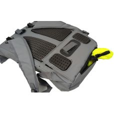 Сумка на багажник Bikemate 2в1, велорюкзак с дождевиком 22 л, серая, до 8 кг