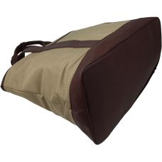 Дорожная сумка Live in style Weekender 40 л, саквояж с отделом для чемодана, бежевая 47х38х24 см