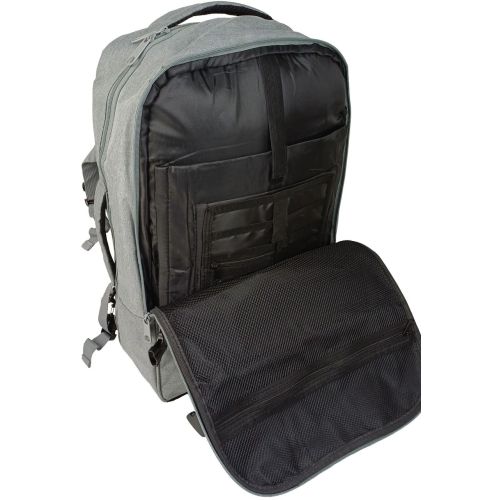 Дорожный рюкзак Live in style 40L, светло-серый