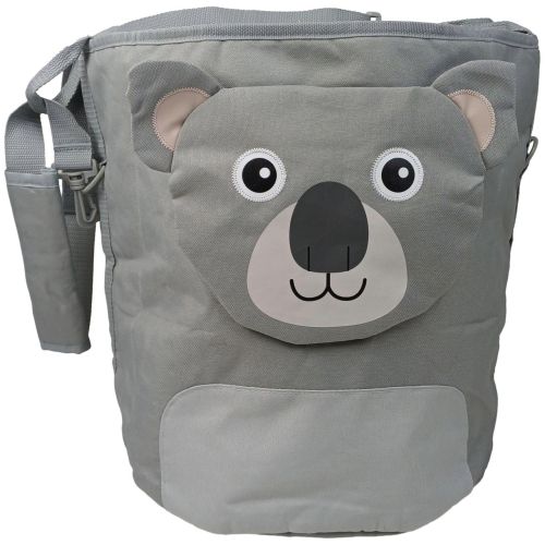Сумка детская для игрушек 35L Live in Style LS, цилиндр, серая