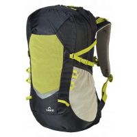 Спортивный рюкзак Crivit с дождевиком 30 л, эргономичная спинка, отдел для гидратора, черный/желтый